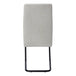 I 1113 Dining Chair - 2pcs / 39"H / Grey Fabric / Black Metal - Furniture Depot (7881066873080)
