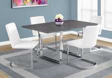 Load image into Gallery viewer, I 1120 Dining Table - 36&quot;X 60&quot; / Grey / Chrome Metal - Furniture Depot (7881067397368)