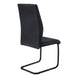 I 1123 Dining Chair - 2pcs / 39"H / Black Leather-Look / Metal - Furniture Depot (7881067823352)