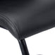 I 1123 Dining Chair - 2pcs / 39"H / Black Leather-Look / Metal - Furniture Depot (7881067823352)