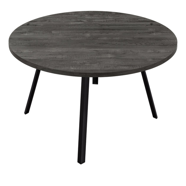 I 1153 Dining Table - 48"Dia/ Black Reclaimed Wood / Black Metal - Furniture Depot (7881068871928)