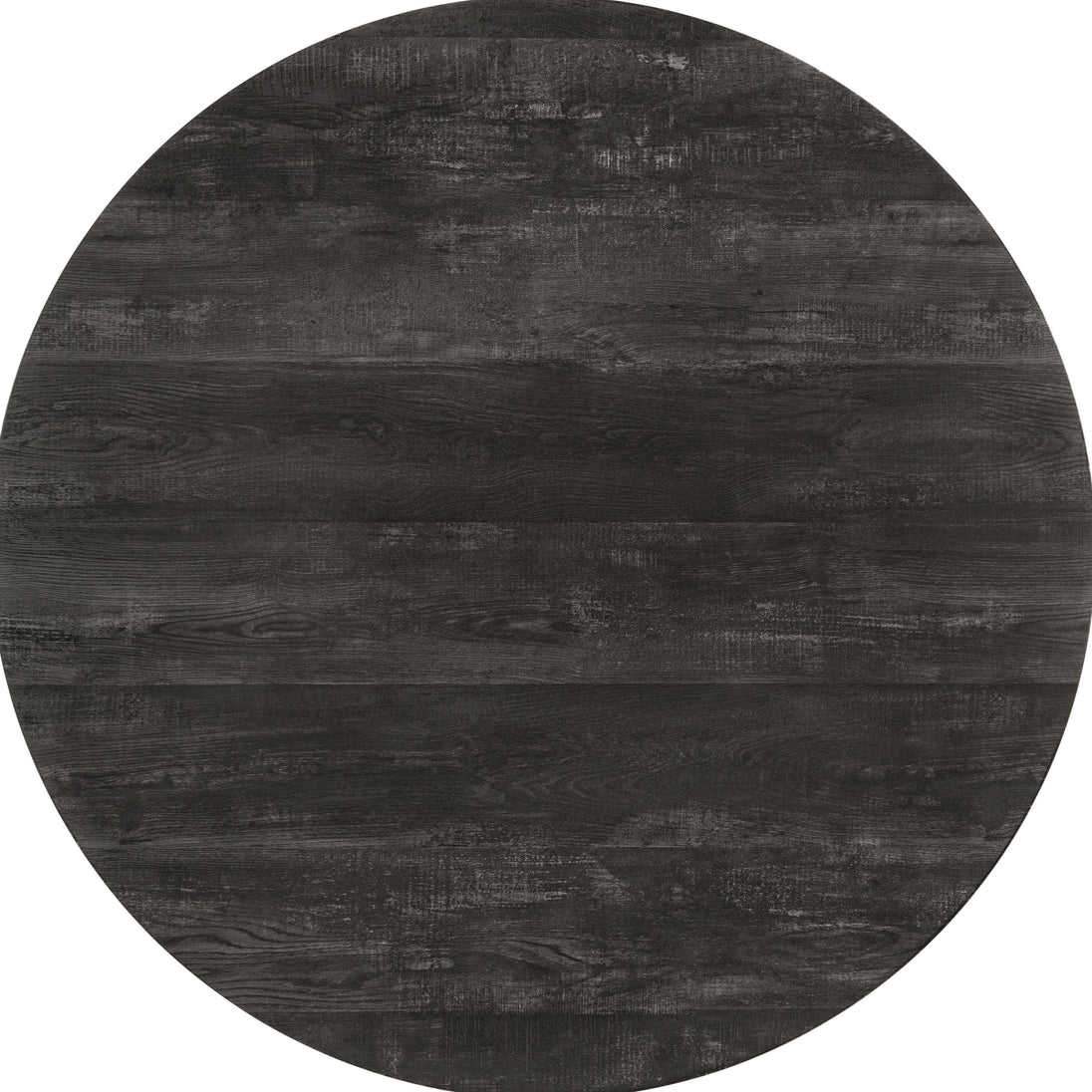 I 1153 Dining Table - 48"Dia/ Black Reclaimed Wood / Black Metal - Furniture Depot (7881068871928)