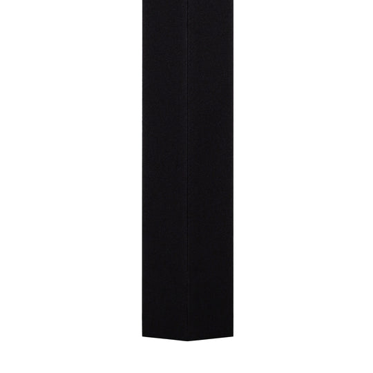 I 1153 Dining Table - 48"Dia/ Black Reclaimed Wood / Black Metal - Furniture Depot (7881068871928)