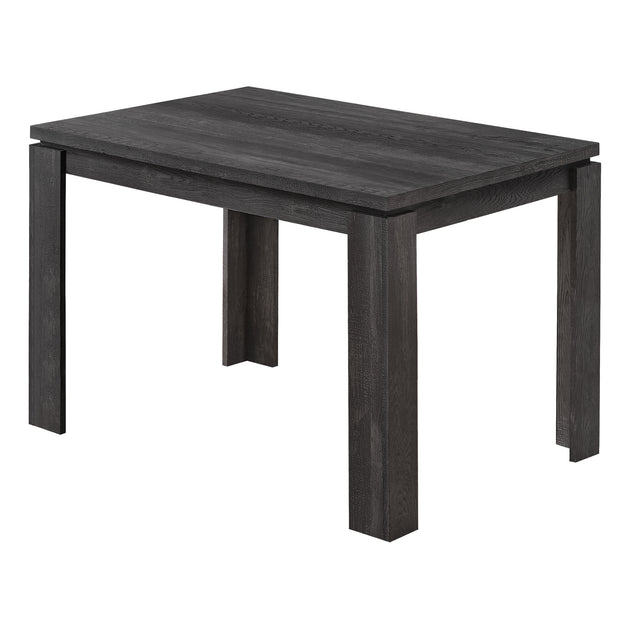 I 1166 Dining Table - 32"X 48" / Black Reclaimed Wood-Look - Furniture Depot
