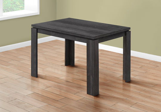 I 1166 Dining Table - 32"X 48" / Black Reclaimed Wood-Look - Furniture Depot