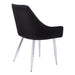 I 1185 Dining Chair - 2pcs / 33"H / Black Leather-Look / Chrome - Furniture Depot (7881069953272)