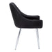 I 1185 Dining Chair - 2pcs / 33"H / Black Leather-Look / Chrome - Furniture Depot (7881069953272)