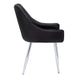 I 1185 Dining Chair - 2pcs / 33"H / Black Leather-Look / Chrome - Furniture Depot (7881069953272)