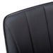 I 1185 Dining Chair - 2pcs / 33"H / Black Leather-Look / Chrome - Furniture Depot (7881069953272)