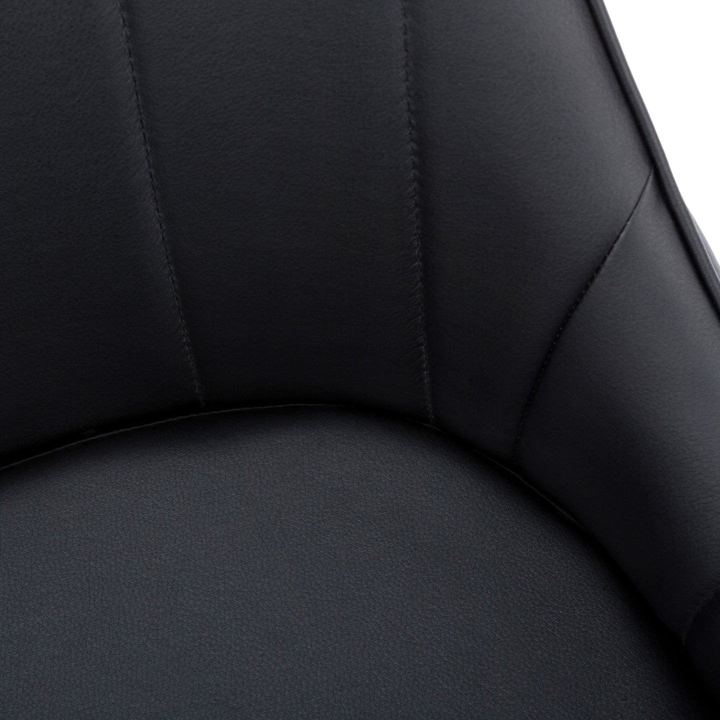 I 1185 Dining Chair - 2pcs / 33"H / Black Leather-Look / Chrome - Furniture Depot (7881069953272)