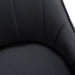 I 1185 Dining Chair - 2pcs / 33"H / Black Leather-Look / Chrome - Furniture Depot (7881069953272)