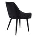 I 1187 Dining Chair - 2pcs / 33"H / Black Leather-Look / Black - Furniture Depot (7881070149880)