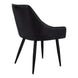 I 1187 Dining Chair - 2pcs / 33"H / Black Leather-Look / Black - Furniture Depot (7881070149880)