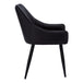 I 1187 Dining Chair - 2pcs / 33"H / Black Leather-Look / Black - Furniture Depot (7881070149880)