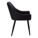 I 1187 Dining Chair - 2pcs / 33"H / Black Leather-Look / Black - Furniture Depot (7881070149880)