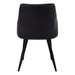 I 1187 Dining Chair - 2pcs / 33"H / Black Leather-Look / Black - Furniture Depot (7881070149880)
