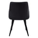 I 1187 Dining Chair - 2pcs / 33"H / Black Leather-Look / Black - Furniture Depot (7881070149880)