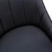 I 1187 Dining Chair - 2pcs / 33"H / Black Leather-Look / Black - Furniture Depot (7881070149880)