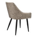 I 1188 Dining Chair - 2pcs / 33"H / Taupe Fabric / Black Metal - Furniture Depot (7881070379256)