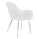I 1190 Dining Chair - 2pcs / 33"H / White Leather-Look / Chrome - Furniture Depot (7881070477560)
