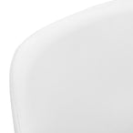I 1190 Dining Chair - 2pcs / 33"H / White Leather-Look / Chrome - Furniture Depot (7881070477560)