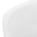 I 1190 Dining Chair - 2pcs / 33"H / White Leather-Look / Chrome - Furniture Depot (7881070477560)