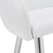 I 1190 Dining Chair - 2pcs / 33"H / White Leather-Look / Chrome - Furniture Depot (7881070477560)