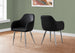 I 1191 Dining Chair - 2pcs / 33"H / Black Leather-Look / Chrome - Furniture Depot (7881070674168)