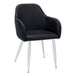 I 1191 Dining Chair - 2pcs / 33"H / Black Leather-Look / Chrome - Furniture Depot (7881070674168)