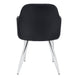 I 1191 Dining Chair - 2pcs / 33"H / Black Leather-Look / Chrome - Furniture Depot (7881070674168)