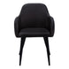 I 1193 Dining Chair - 2pcs / 33"H / Black Leather-Look / Black - Furniture Depot (7881070936312)