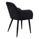 I 1193 Dining Chair - 2pcs / 33"H / Black Leather-Look / Black - Furniture Depot (7881070936312)