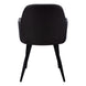 I 1193 Dining Chair - 2pcs / 33"H / Black Leather-Look / Black - Furniture Depot (7881070936312)