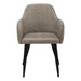 I 1194 Dining Chair - 2pcs / 33"H / Taupe Fabric / Black Metal - Furniture Depot (7881071231224)