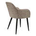 I 1194 Dining Chair - 2pcs / 33"H / Taupe Fabric / Black Metal - Furniture Depot (7881071231224)