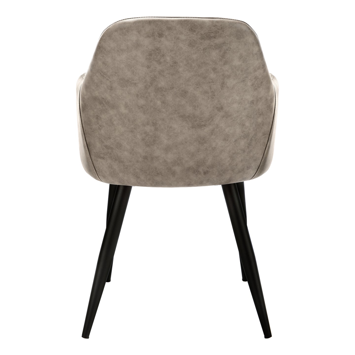 I 1194 Dining Chair - 2pcs / 33"H / Taupe Fabric / Black Metal - Furniture Depot (7881071231224)