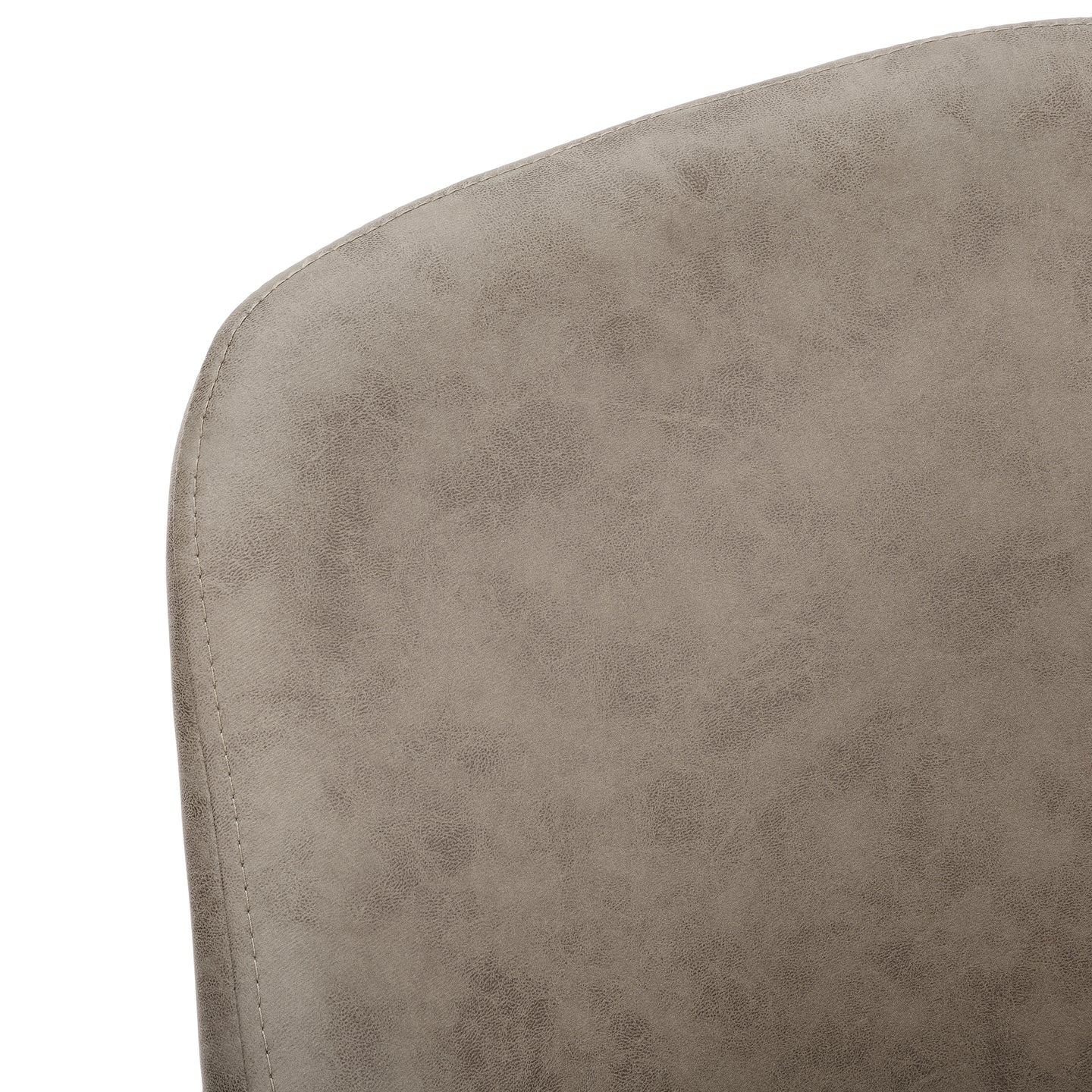 I 1194 Dining Chair - 2pcs / 33"H / Taupe Fabric / Black Metal - Furniture Depot (7881071231224)