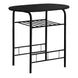 I 1208 Dining Set - 3pcs Set / Black Top / Black Metal - Furniture Depot (7881071591672)