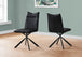 I 1215 Dining Chair - 2pcs / 36"H / Black Leather-Look / Black - Furniture Depot (7881072410872)