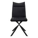 I 1215 Dining Chair - 2pcs / 36"H / Black Leather-Look / Black - Furniture Depot (7881072410872)
