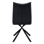 I 1215 Dining Chair - 2pcs / 36"H / Black Leather-Look / Black - Furniture Depot (7881072410872)