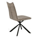 I 1216 Dining Chair - 2pcs / 36"H / Taupe Fabric / Black Metal - Furniture Depot (7881072607480)