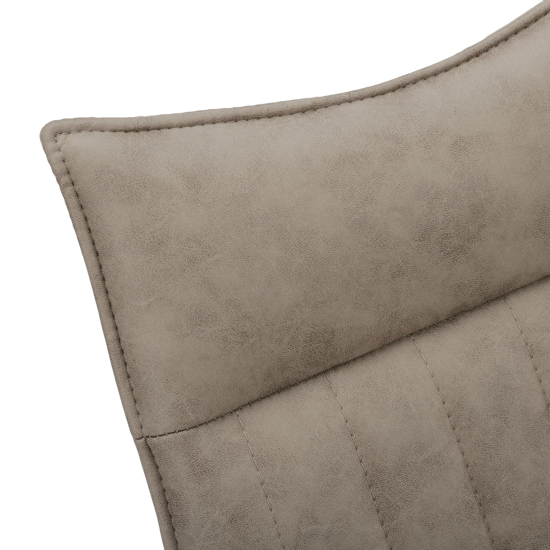 I 1216 Dining Chair - 2pcs / 36"H / Taupe Fabric / Black Metal - Furniture Depot (7881072607480)