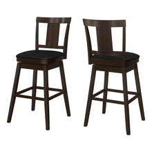 Load image into Gallery viewer, I 1230 Barstool - 2pcs / 44&quot;H / Espresso / Swivel Bar Height - Furniture Depot (7881072673016)