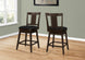 I 1231 Barstool - 2pcs / 39"H / Espresso / Swivel Counter Height - Furniture Depot (7881072804088)
