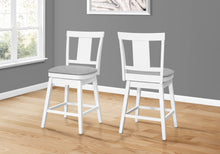 Load image into Gallery viewer, I 1233 Barstool - 2pcs / 39&quot;H / White / Swivel Counter Height - Furniture Depot (7881073000696)