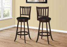 Load image into Gallery viewer, I 1236 Barstool - 2pcs / 44&quot;H / Espresso / Swivel Bar Height - Furniture Depot (7881073131768)