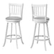 I 1238 Barstool - 2pcs / 44"H / White / Swivel Bar Height - Furniture Depot (7881073295608)