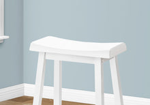 Load image into Gallery viewer, I 1533 Barstool - 2pcs / 24&quot;H / White Saddle Seat - Furniture Depot