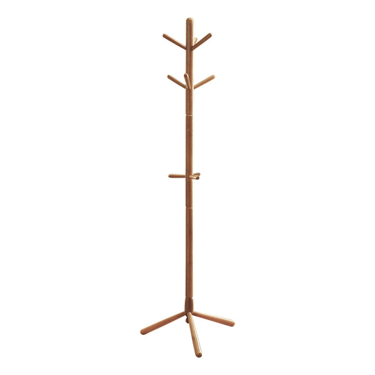 I 2003 Coat Rack - 69"H / Oak Wood Contemporary Style - Furniture Depot (7881076408568)